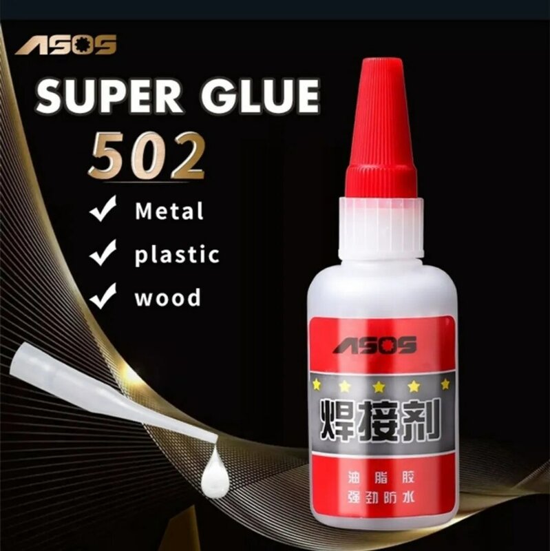 Liquid Super Fast DryGlue Touch Multipurpose Adhesive 502 Metal Plastic Wood Scrapbooking Kit Tool Accessory 50ml/pack