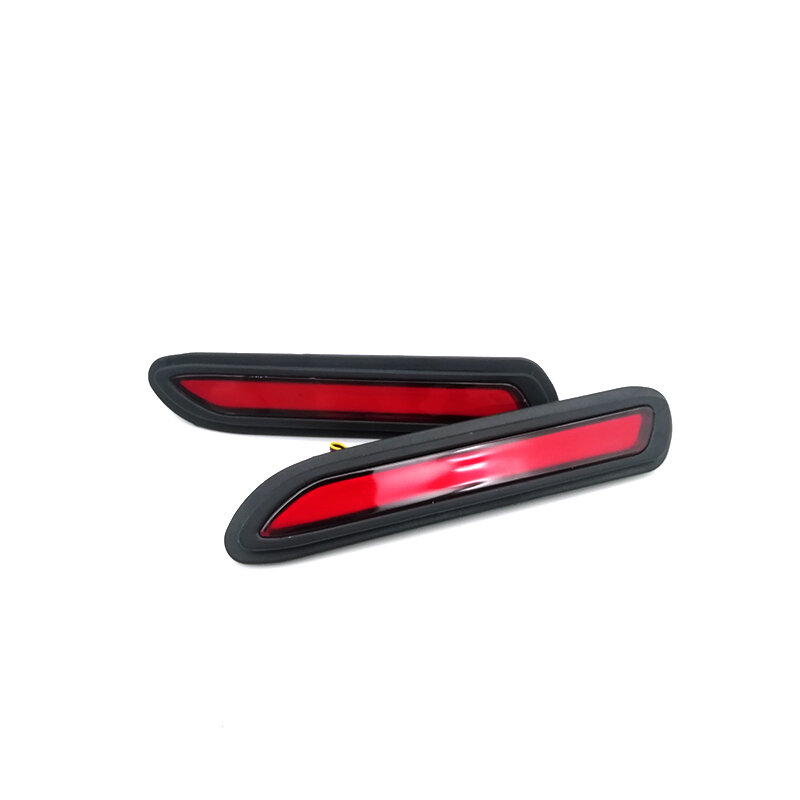 1 Paar Auto Achterbumper Drving Remmen Verlichting Rode Led Reflectoren Waarschuwing Tail Lampen