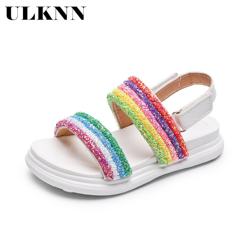 rainbow summer shoes