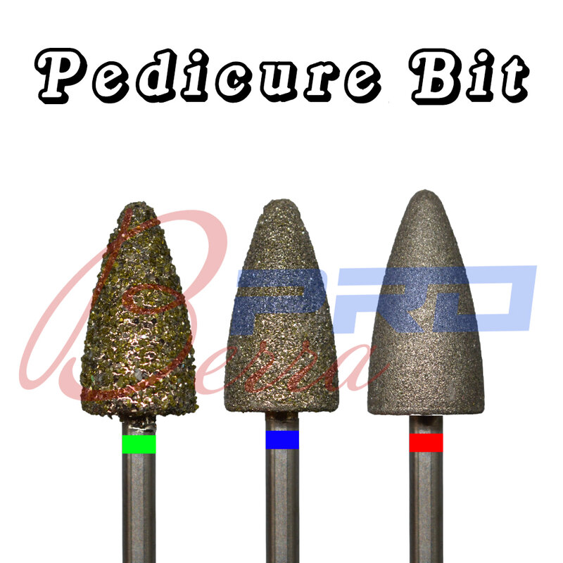 NAILTOOLS #60 #130 #180 Diamond Pedicure Nail Drill Rotary Burr Apparatus Bit Foot Care Tools