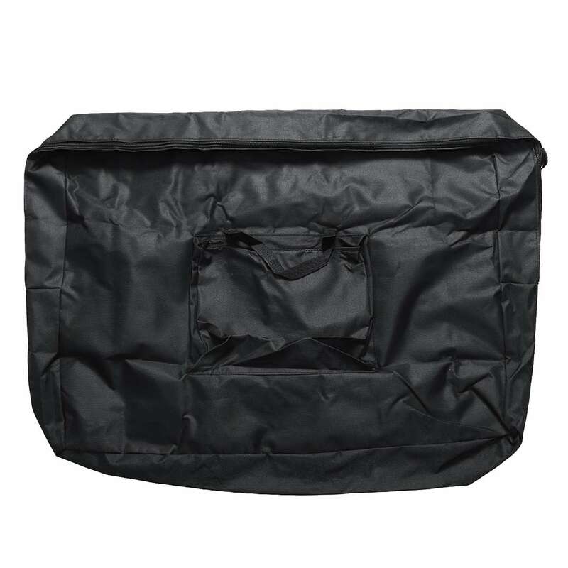 Czarna torebka na stół do masażu torba do przenoszenia na biurko łóżko kosmetyczne torba Oxford tkanina składana torba do noszenia do przechowywania