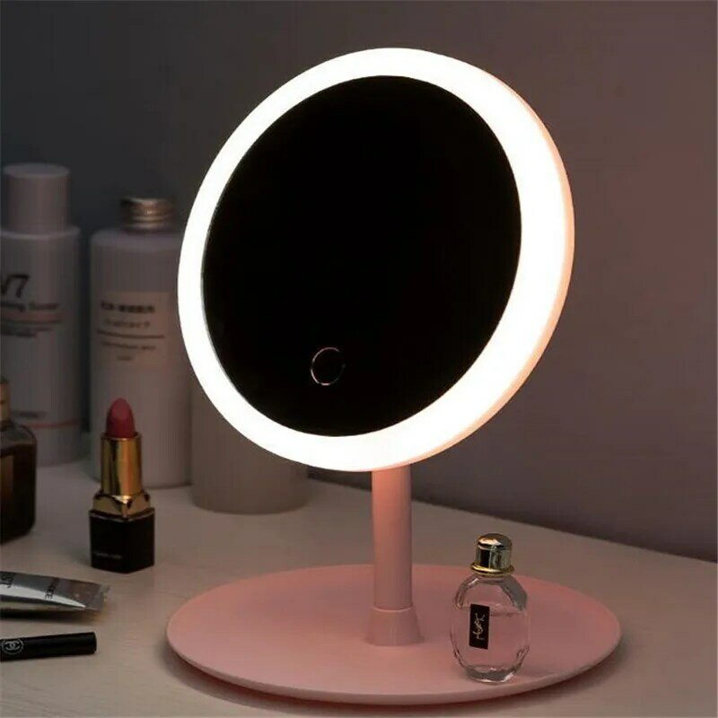 Зеркало для макияжа со светодиодной подсветильник кой, с USB-разъемом