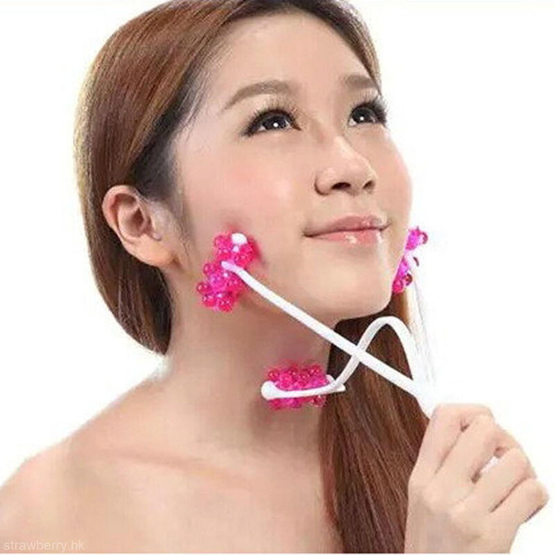 Hot Sale 2 in 1 Anti Wrinkle Face Up Roller Massage Professional Slimming Remove Double Chin Diy Face Slimmer Massager Roller