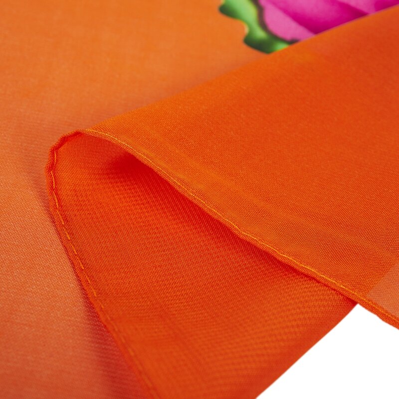 Bufandas para mujer, bufanda de chal de raso pañuelo largo y suave para mujer (naranja)