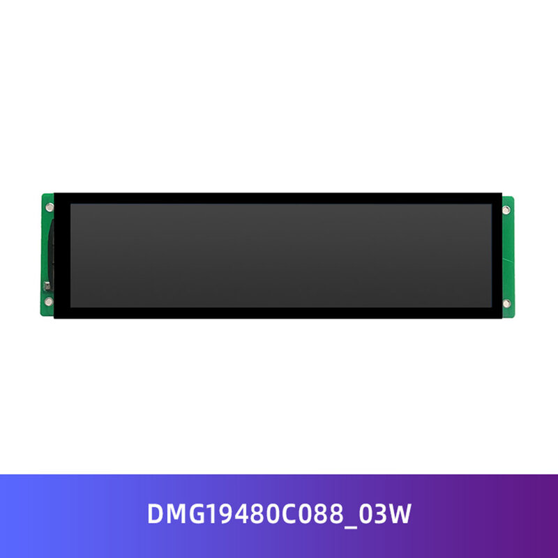 Dwin T5L HMI inteligentny wyświetlacz, 8.88 "IPS 1920X480 moduł LCD ekran rezystancyjny pojemnościowy Panel dotykowy