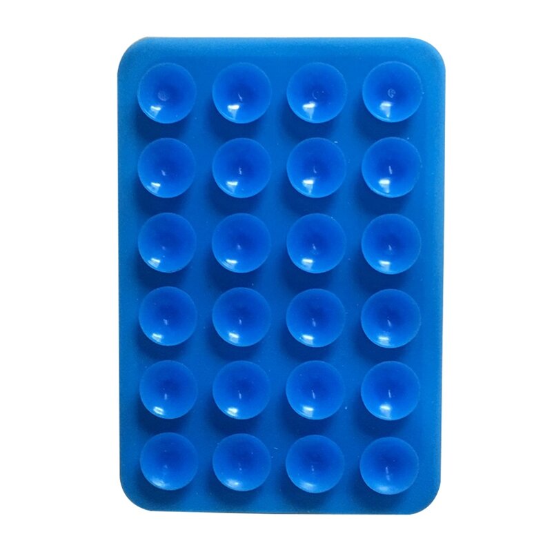 Small Step Silicone Phone Stickers Sucker Single-sided Square With Adhesive Suction Cup Sticker Mobile Phone Accessories