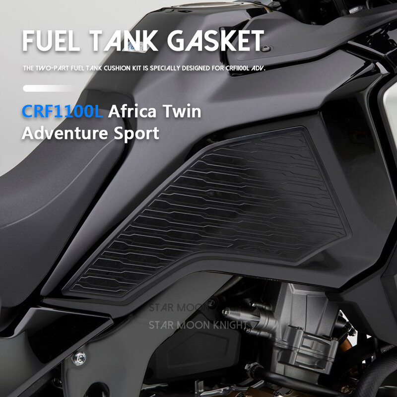 Adesivos para tanque de combustível e motocicleta, adesivos antiderrapantes à prova d'água para honda crf1100l africa twin adventure sport