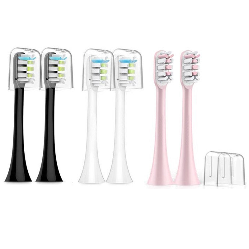Têtes de brosse à dents de rechange pour Xiaomi SOOCAS X1 X3 X3U X5, SOOCARE, SOOCARE, électrique, sonique, buses de brosse souples et remplaçables