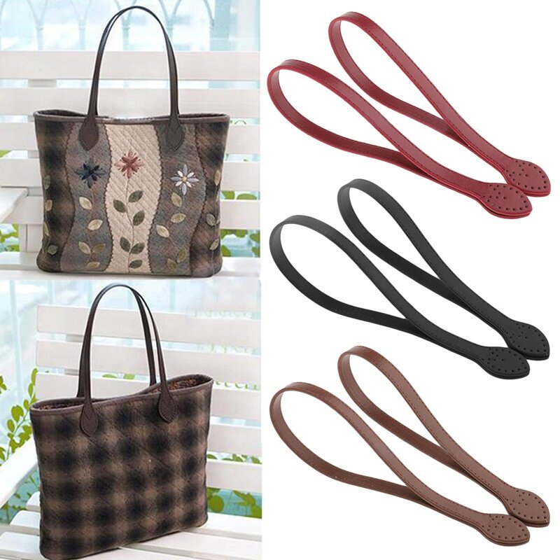 1PC Detachable Shoulder Bag Belt Handbag Band PU Leather Bag Handles DIY Strap Replacement