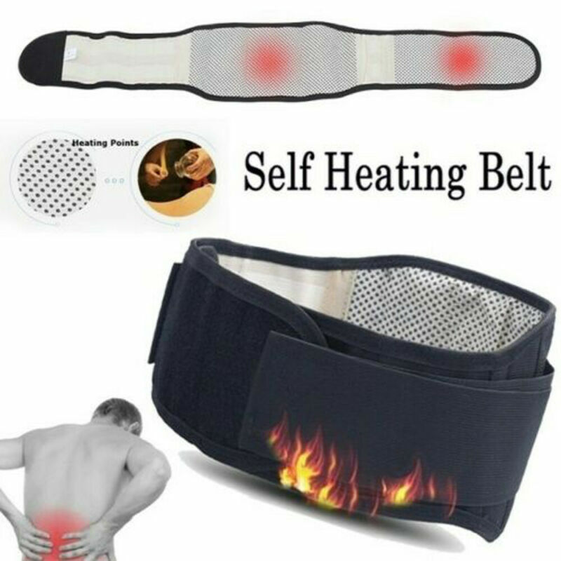 Cintura ajustable soporte adulto auto calentamiento terapia magnética espalda Cummerbunds mujeres hombres Lumbar Brace banda de masaje postura de la cintura