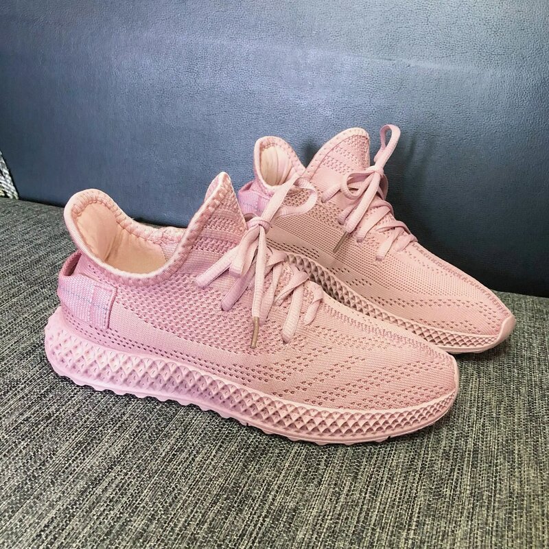 Women Sneakers 2020 summer new Breathable Mesh air candy colors Casual sports Shoes low cut trends Woman Running  Shoe 4h92