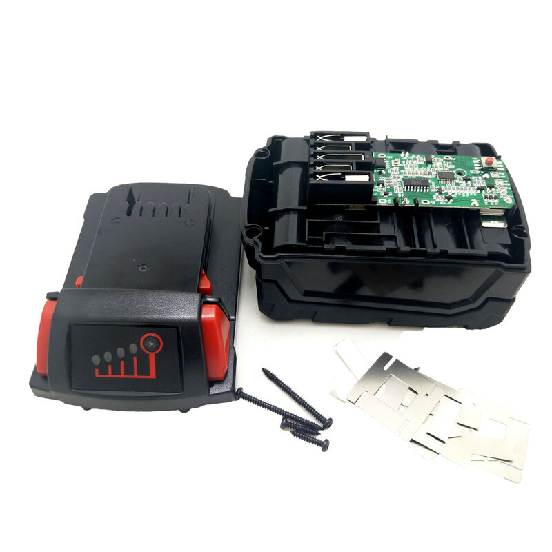 ミルウォーキー18vリチウム電池用プラスチックケース充電保護回路ボード & M18 48-11-1815 3Ah 4Ah 5Ah pcbボードシェル