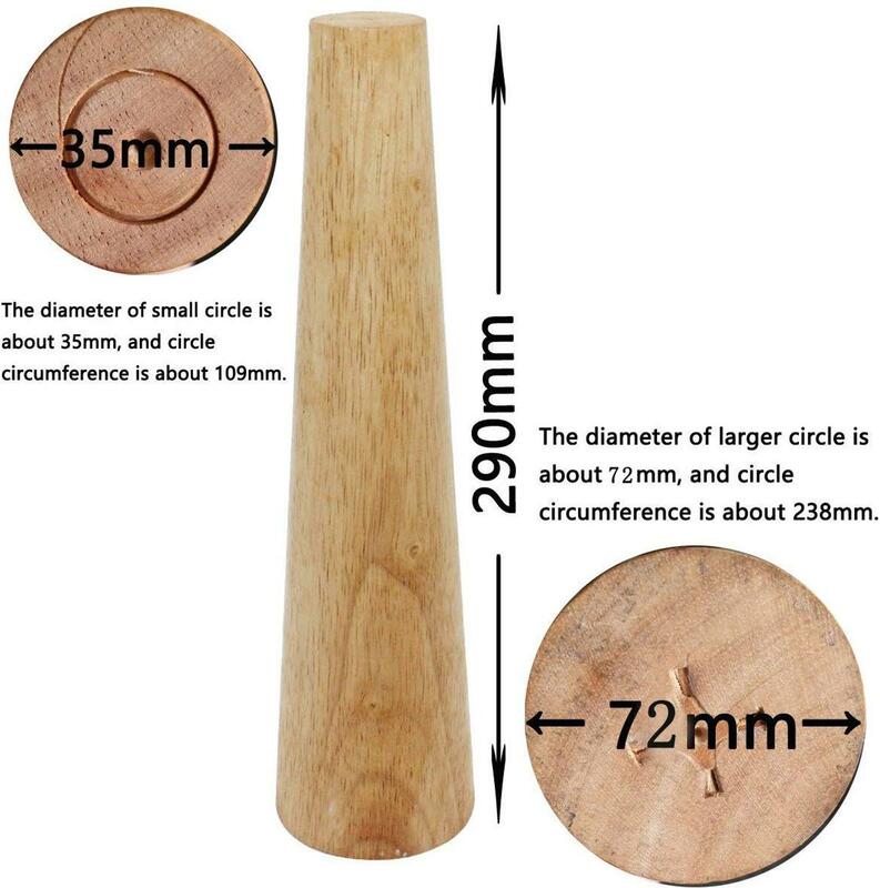 Niupika medição mandril moldar pulseira de ajuste de jóias fazendo ferramenta metal & madeira