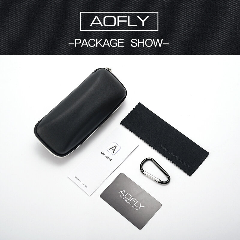 Aofly-偏光サングラス,新しいデザイン,超軽量,男性と女性用,スクエアスタイル,運転用,uv400,tr90