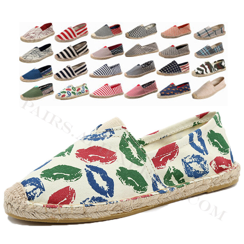 새로운 여름 리넨 통기성 캐주얼 플랫 신발 남성 espadrilles 로퍼 패션 소년 캔버스 신발 어부 운전 신발