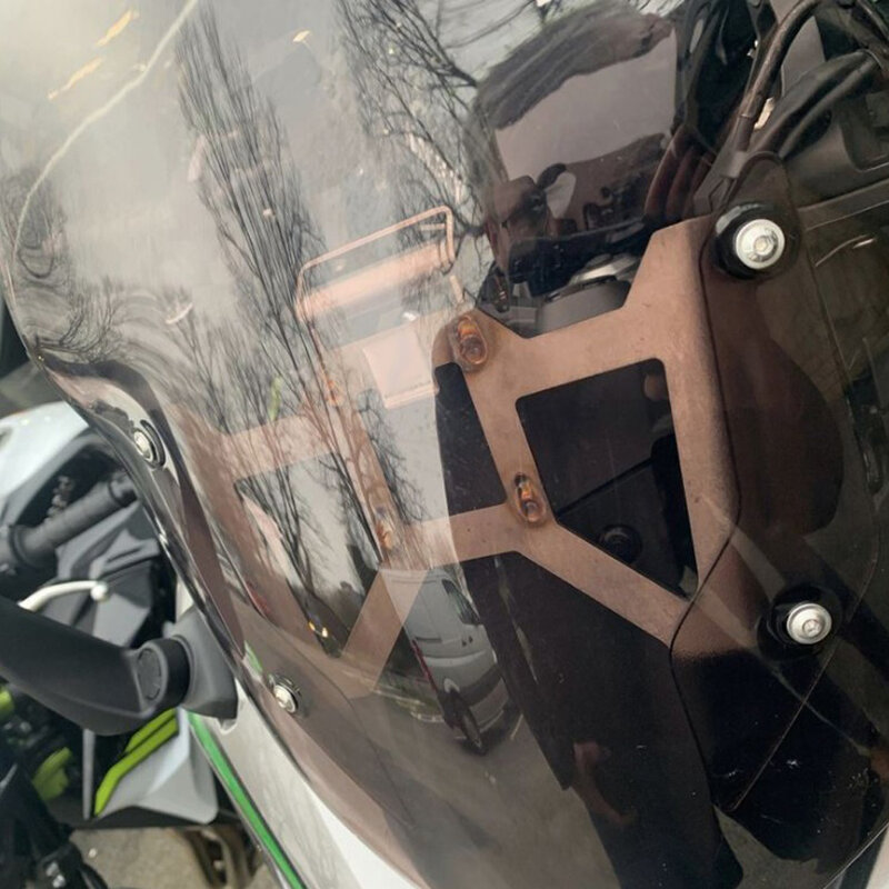 Xe Máy Trước Kính Chắn Gió GPS Đế Điện Thoại Định Vị Giá Đỡ Người Ủng Hộ Giá Đỡ Cho Kawasaki Ninja Z1000SX Z 1000 SX 2017 - 2020