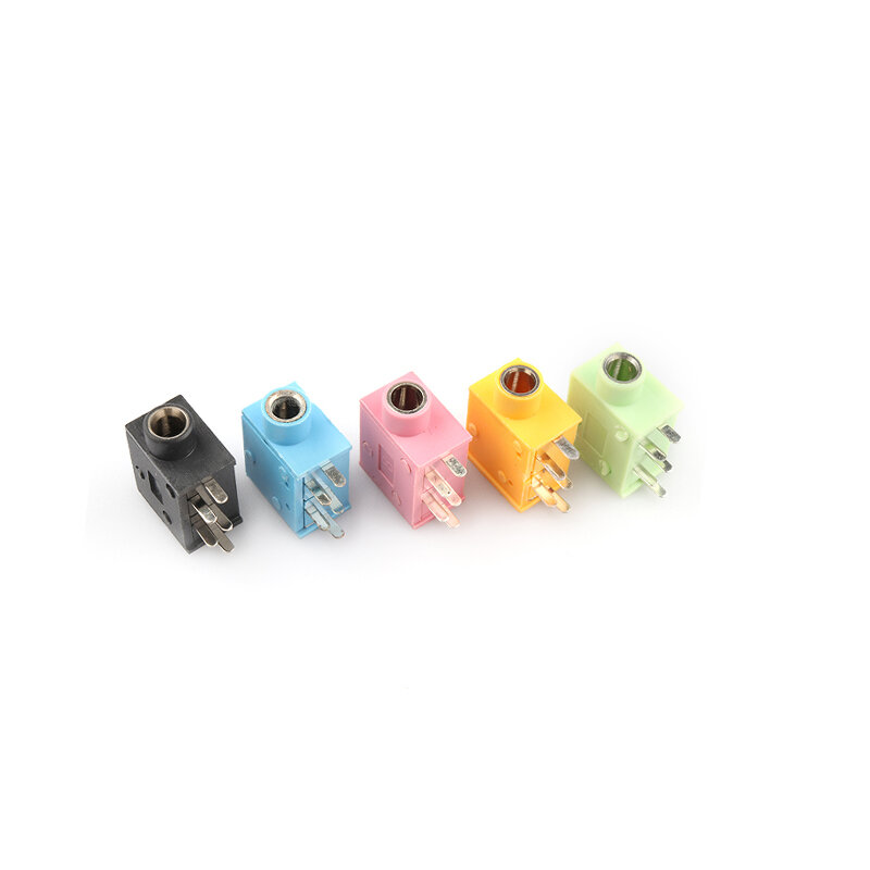 10 шт./лот разъем для наушников PJ215 Φ 3,5 мм стерео разъем аудио разъем 5PIN 5 цветов PJ325 разноцветный