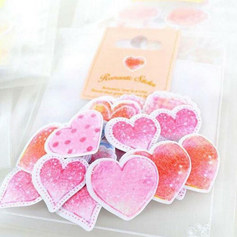 70Pcs Stationery Book Sticker Scrapbooking Self-Adhesive PVC Cute Funny Luggage Flower/Sky/Animal Stickers for Laptop Notebook