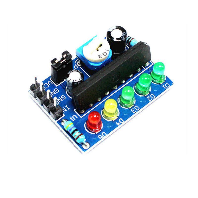 Módulo de circuito indicador de nivel KA2284, 5 puntos, alimentación LED/audio, música, módulo de pantalla de melodía