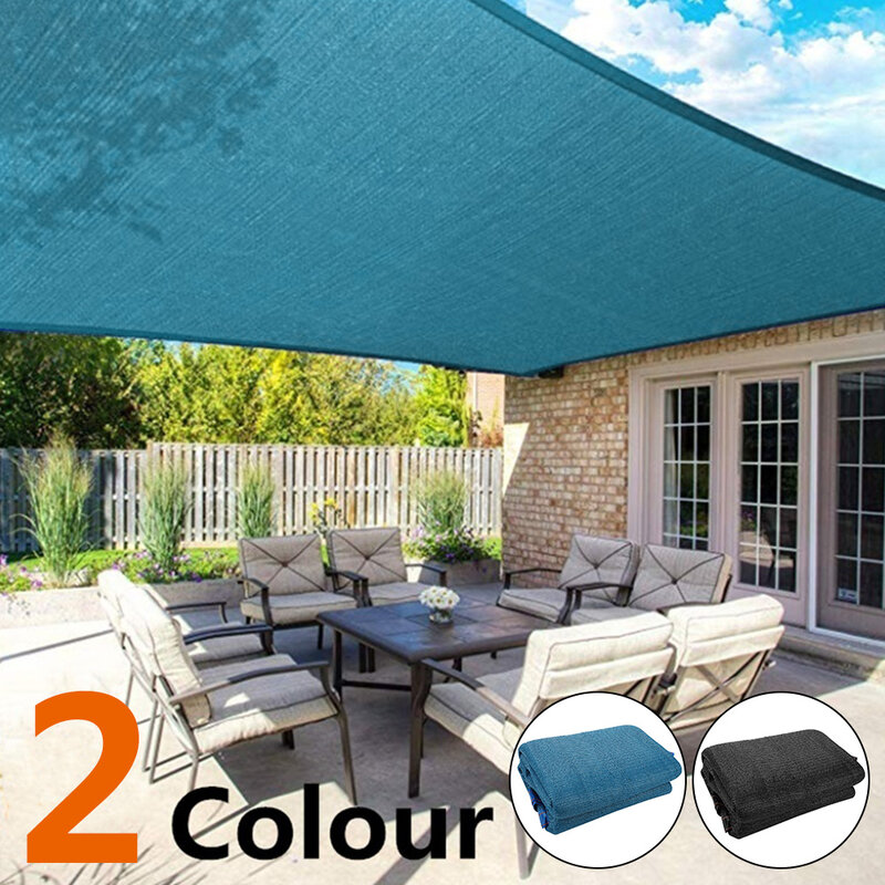 Blue Anti-UV HDPE Sunshade Net Outdoor Awning Garden Swimming Pool Shade Net Succulent Plant Cover Shelter Shading Net