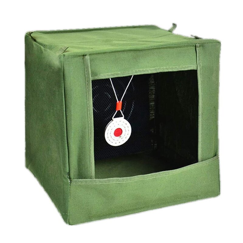 30X30CMTarget Box pratica gioco competitivo toro occhio resistente all'usura anti-fionda Target Box Bow Food Collection Box fionda