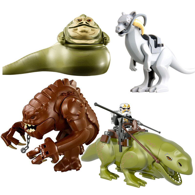 스타 워즈 Dewback Rancor Jabba Tauntaun Stormtrooper 다스 베이더 피규어 빌딩 블록 Starwars Model Toys for Kids
