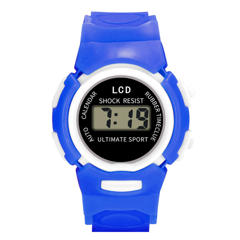 Hot Sale Waterproof Children Watch Boys Girls LED Digital Sports Watches Silicone Rubber Watch Kids Casual Watch Gift relogio