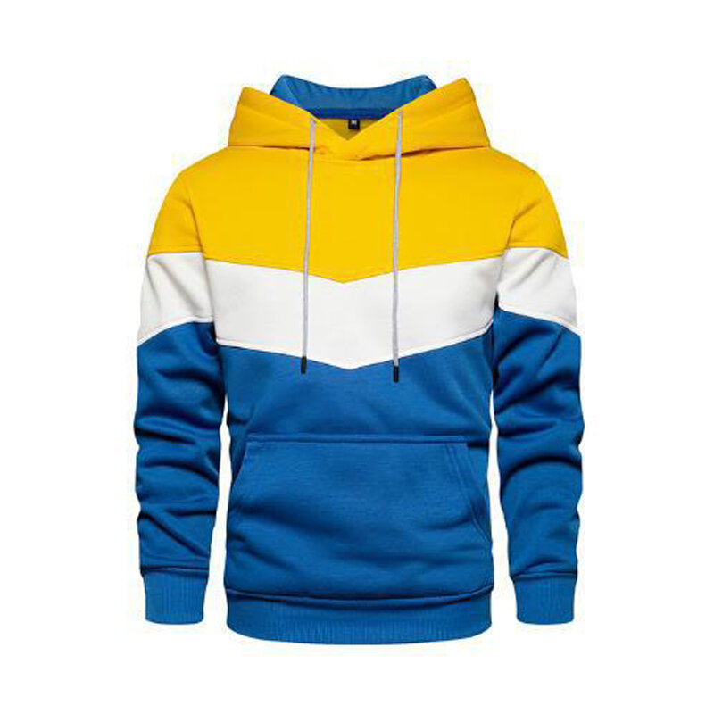 Spring Autumn Men's Hoodies Color Striped Slim Hooded Sweatshirts Mens Coats Male Casual Sportswear Streetwear Dropshipping