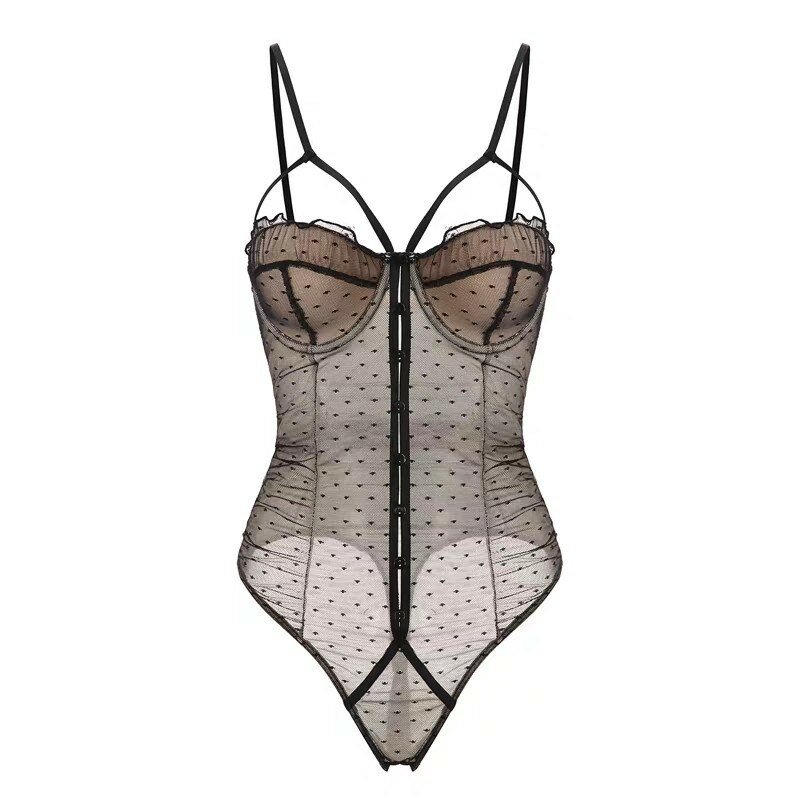 mesh bodysuit women clothing Lace Shapwear sexy jumpsuit Jump Suits Women Fashion One Piece Club Outfits stacked leggings set