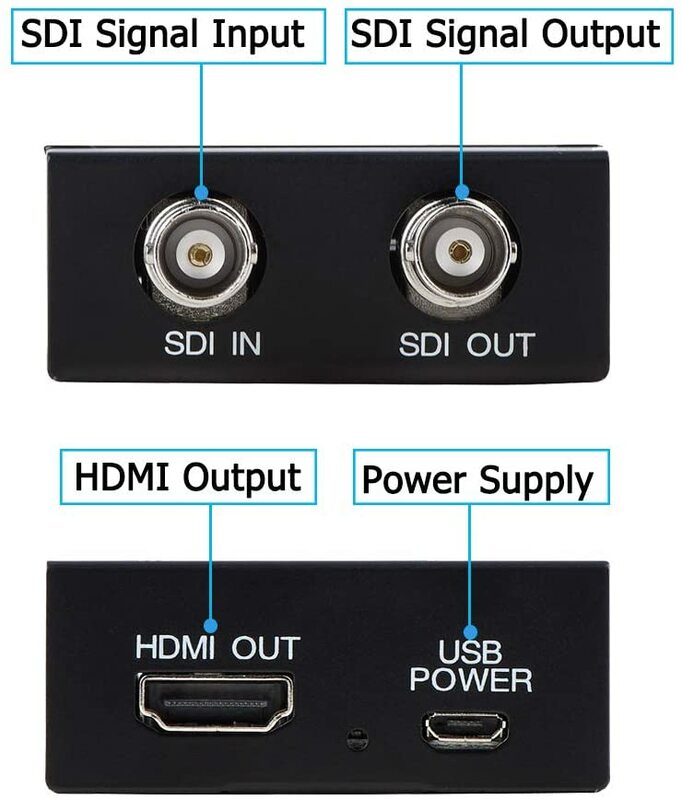 3G-SDI HD-SDI SD-SDI Naar Hdmi Converter Sdi Naar Hdmi Audio De-Embedder Ondersteuning Auto Formaat Detectie En Stereo Audio