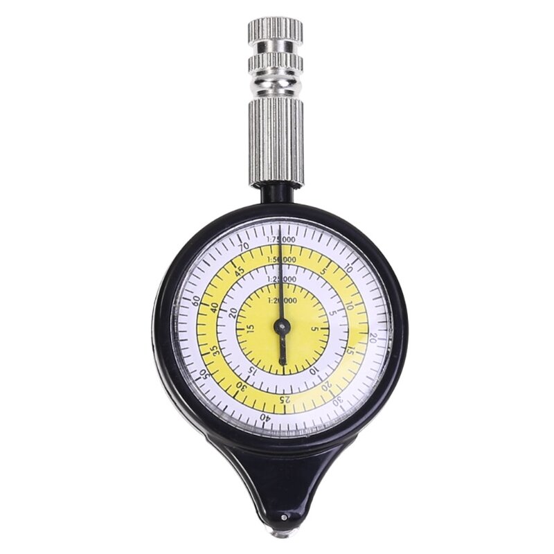 Pengukur Jarak Peta Odometer Atas Portabel Kurvometer Kompas Multifungsi dengan Pengukur Jarak Peta Odometer Pengukuran Jarak Jauh