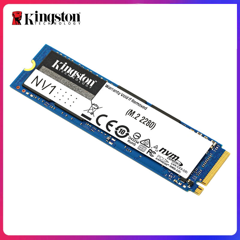 Kingston NV2 M2 SSD NVMe PCIe M.2 2280 250GB 500GB 1TB Internal Solid State Drive 512GB KC3000 Hard Disk untuk PC Notebook Desktop