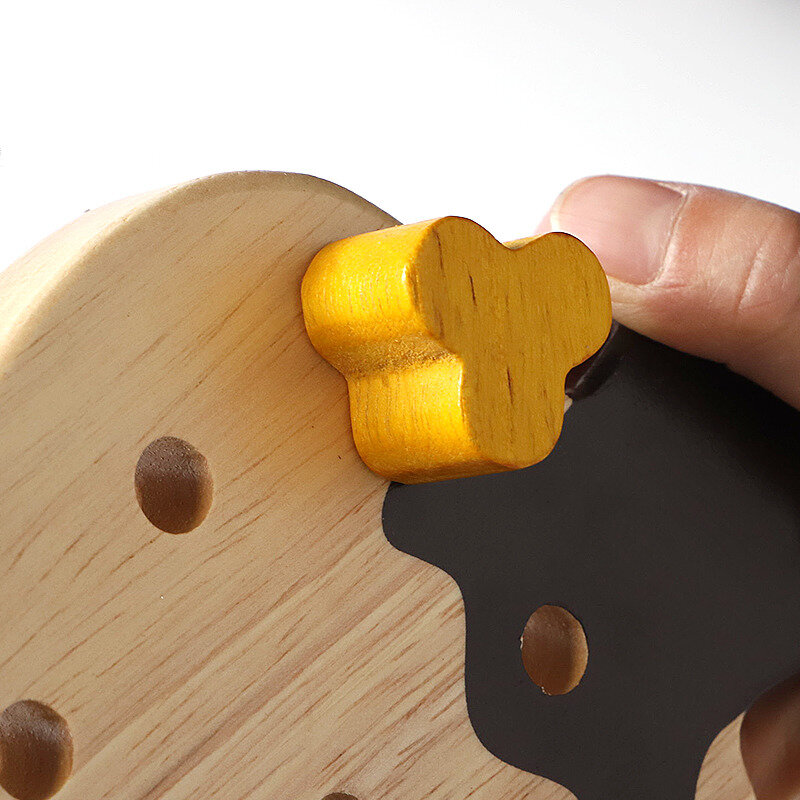 Koraliki gwintowanie gra dla dzieci drewniane zabawki edukacyjne Montessori wstępne ćwiczenia Kid Fine Motor Skill Trainning Tools