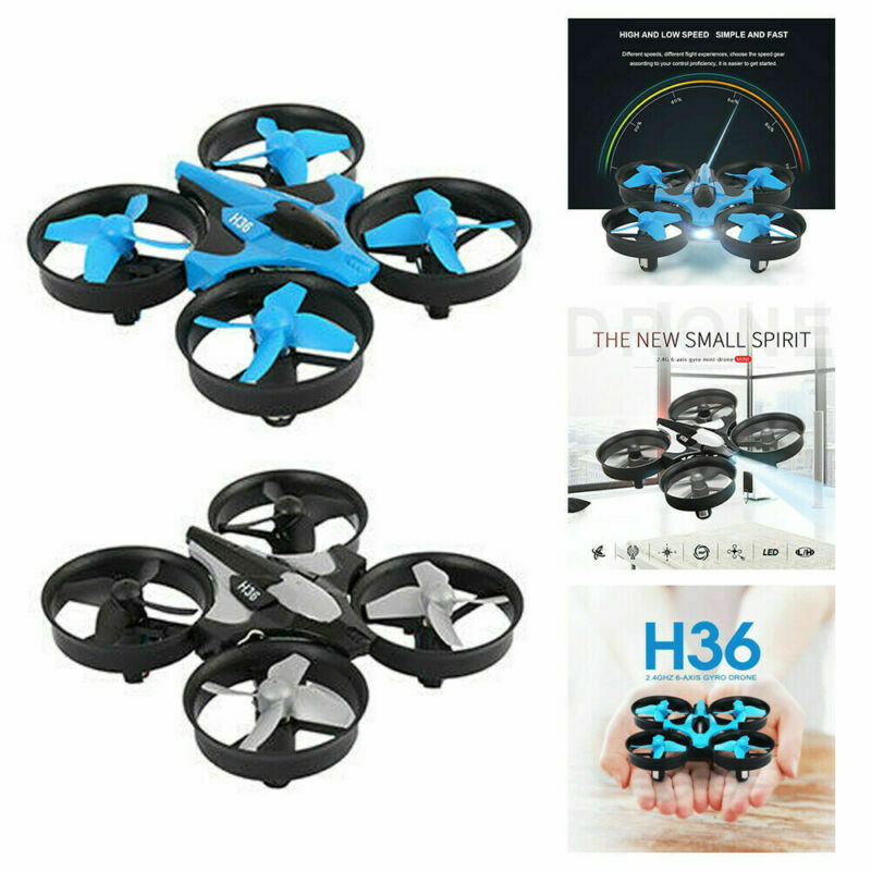 Mini Drone 2,4G JJRC H36 6-Axis Gyro 360 ° giro sobre avión una llave de retorno Mini Quadcopter RC Drone niños juguete regalo