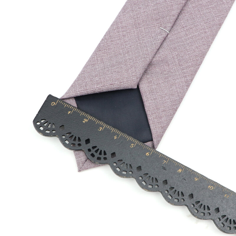 Gravatas clássicas masculinas, gravatas de cor sólida em poliéster com slik, para negócios, festa de casamento, acessório