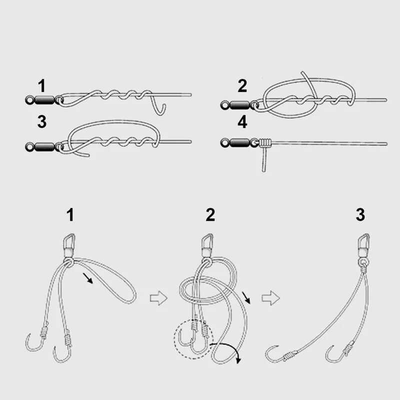 Pesca Ball Bearing giratória, anel sólido, carabiners, conector do gancho, Snap Pin, Carp Combater Set, 50 pcs
