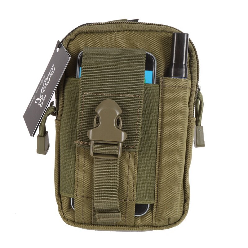 O 2020 stitching men's multi-function multi-pocket belt bag for travel climbing outdoors