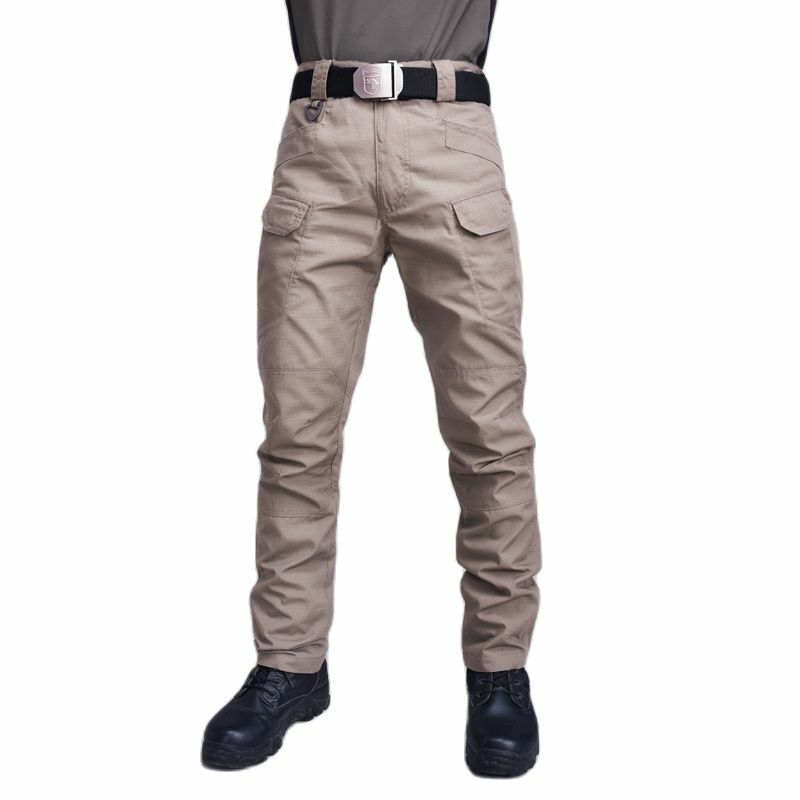 Celana Panjang Taktis Celana Pria Celana Kargo Pasukan Tentara Poliester