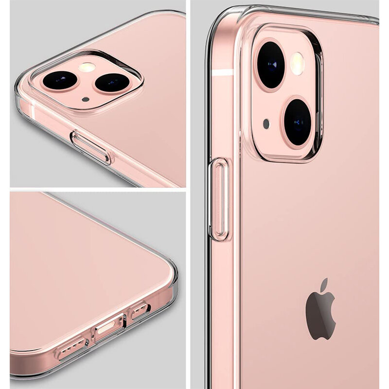 Ultra Thin Silicone Case For iPhone 13 12 Mini 11 Pro Max Clear Soft Transparent Silicon Case For iPhone 12 13 11 Pro Max Fundas
