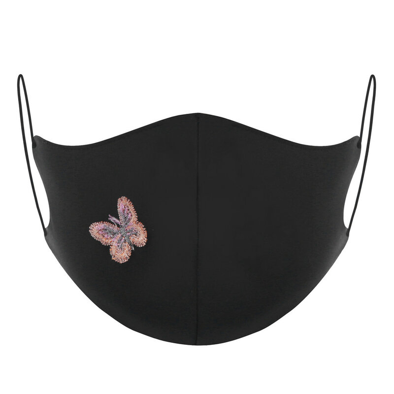 Nuovi arrivi 2020 lavabile riutilizzabile Daisy Butterfly Pattern maschera 3D panno antipolvere donna uomo maschere bocca Unisex coreano