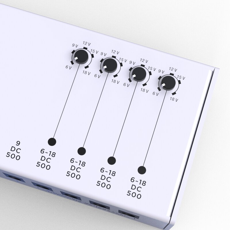 VITOOS DD12-AV4 효과 페달 전원 공급 장치, 완전 절연 필터, 리플 소음 감소, 고출력 디지털 이펙터