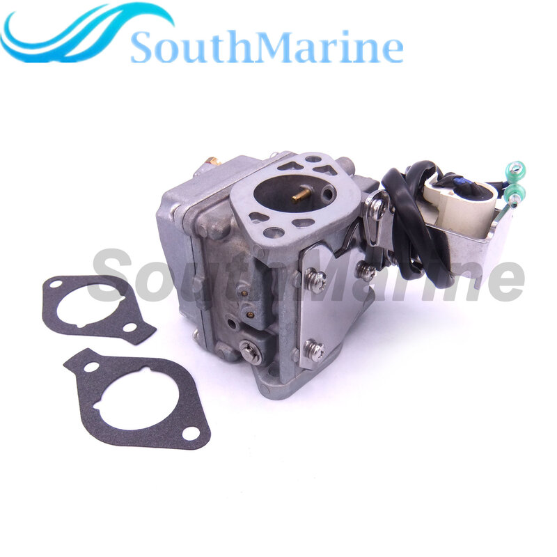 Boot Motor 6AH-14301-00 6AH-14301-01 Vergaser Assy und 6AH-13646-00 Dichtungen (2 stücke) für Yamaha 4-hub F20 Außenbordmotor