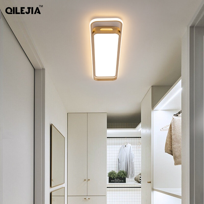 Moderne LED Gang Lampen Hause Kronleuchter Beleuchtung Für Schlafzimmer Garderobe Veranda Korridor Innen Deco Licht Decke Montiert Luminaria