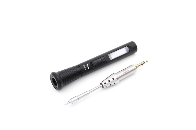 TS80P Mini Smart Portable Digital Soldering Iron Tool Adjustable Temperature OLED Display With 30W Original Power