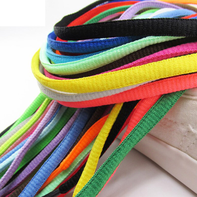 Cordones redondos ovalados para zapatillas de deporte para hombre y mujer, cordón de Color sólido para zapatos de adultos, 130cm, 1 par