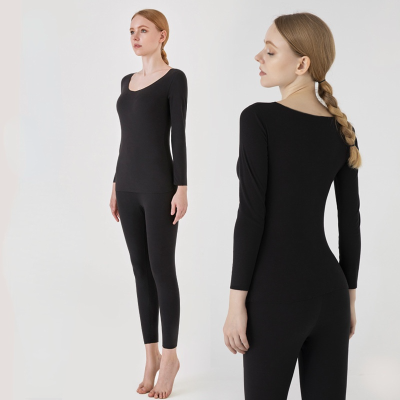 MRMT-ropa interior térmica sin huellas para mujer, camisa esmerilada De doble cara, delgada, 2024