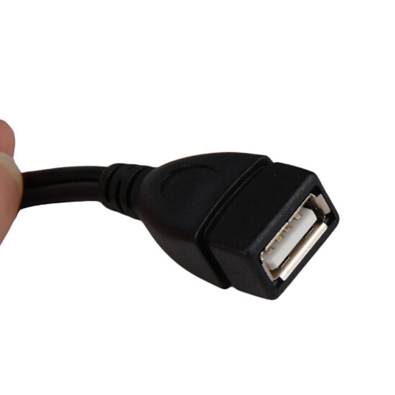 2 в 1 OTG микрокабель хоста Мощность Y сплиттер адаптер USB к Micro 5 Pin Мужской Женский кабель (20 см)