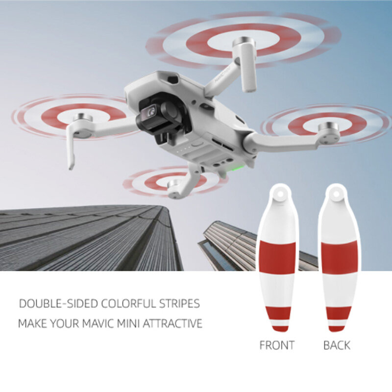 Hélices de remplacement pour Drone DJI Mavic Mini 4726, 16 pièces, accessoires légers, pales, ventilateurs, kit de pièces de rechange, vis