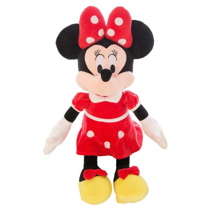Laku Keras 20/40/50CM Boneka Kualitas Tinggi Mickey & Minnie Mouse Boneka Mainan Mewah Hadiah Ulang Tahun Pernikahan untuk Anak-anak Bayi Anak-anak
