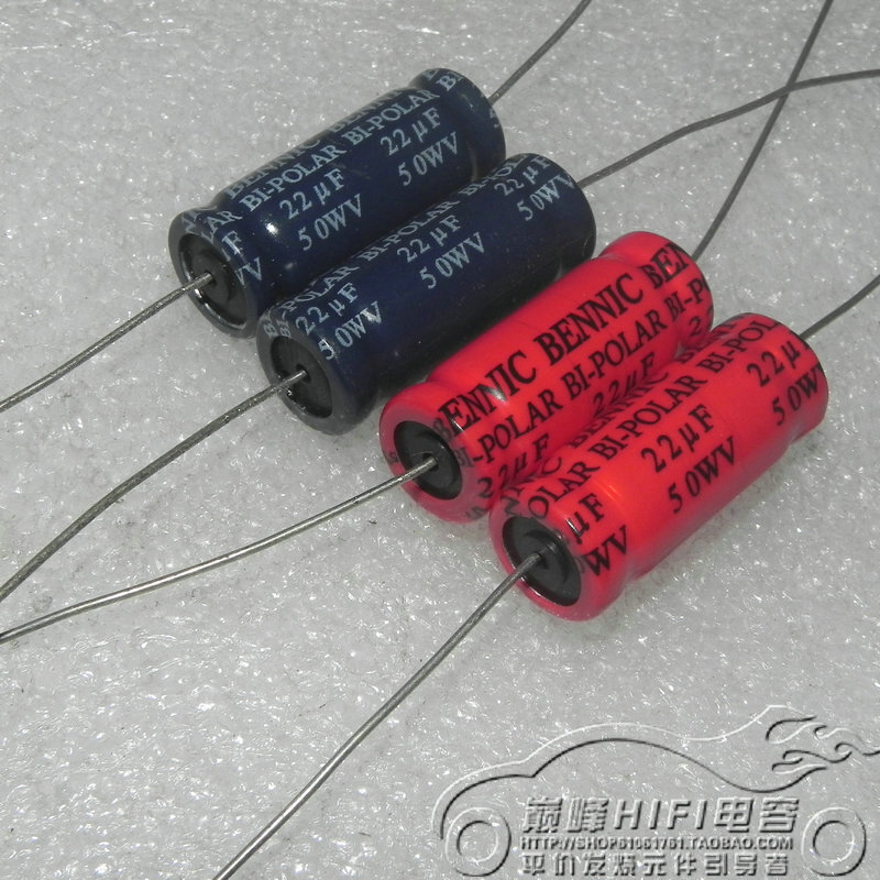 Capacitor eletrolítico para áudio axial, capacitor benic 50v 33uf 45uf 47uf 68uf 80uf 100uf 150uf 220uf 300uf 330uf 400uf 450uf 500uf bp, 1 peça
